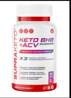 Supra Keto BHB + ACV Gummies