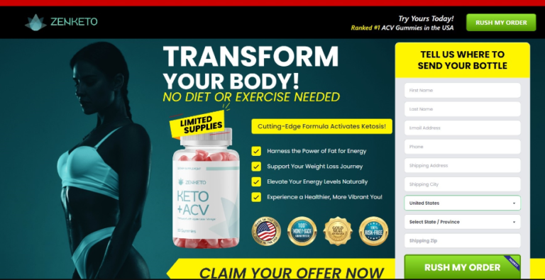 ZenKeto Keto + ACV Gummies – The Essential Guide to Weight Management in 2024