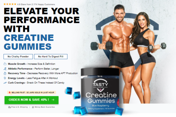 Tasty Gain Creatine Gummies