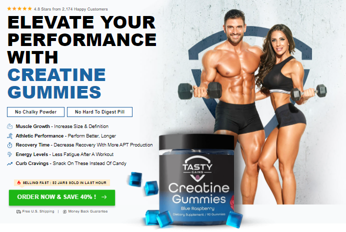 Tasty Gain Creatine Gummies