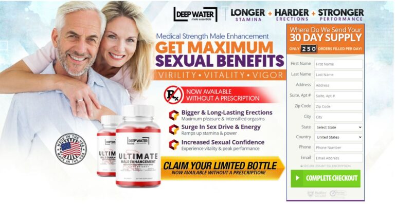 Deep Water Male Enhancement Gummies – Read Reviews Before Buying In 2024