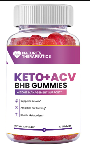 Nature's Therapeutic Keto + ACV BHB Gummies