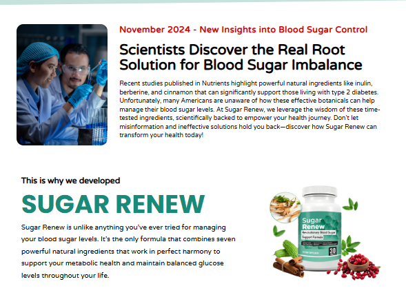 Sugar Renew Blood Sugar Support