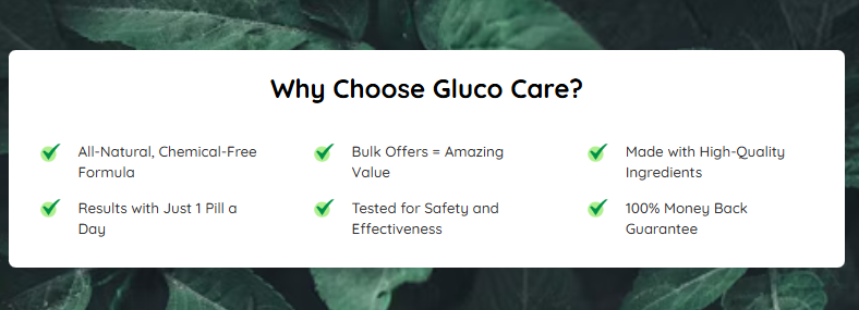 GlucoCare Blood Sugar Support