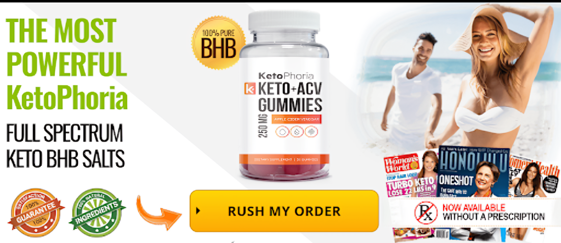 KetoPhoria Keto + ACV Gummies 