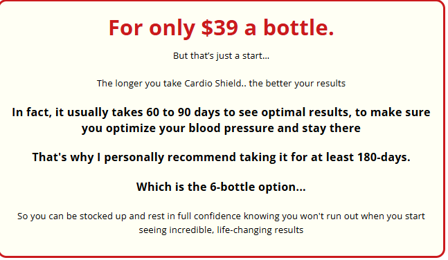 Cardio Shield Blood Pressure Support 