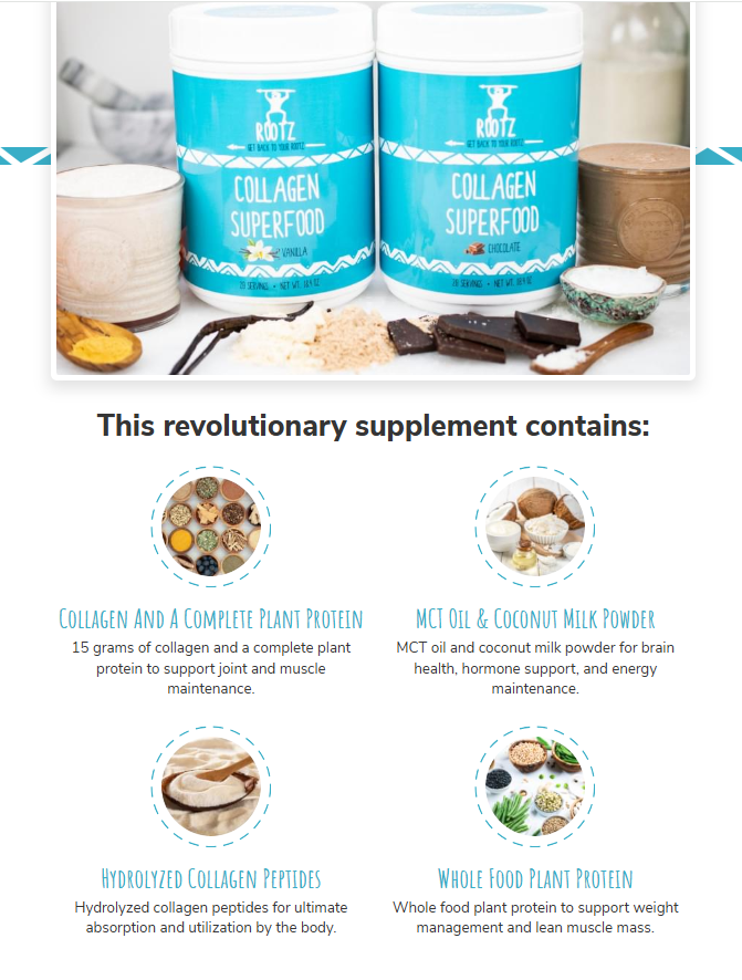 RootZ Collagen SuperFood 