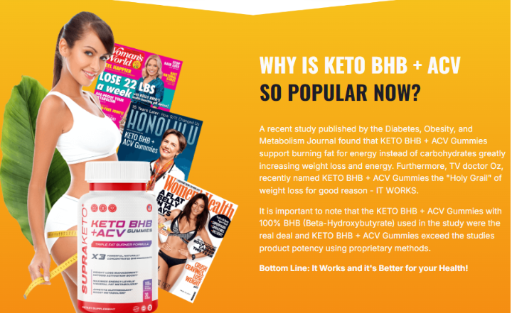 Supra KETO BHB + ACV Gummies 